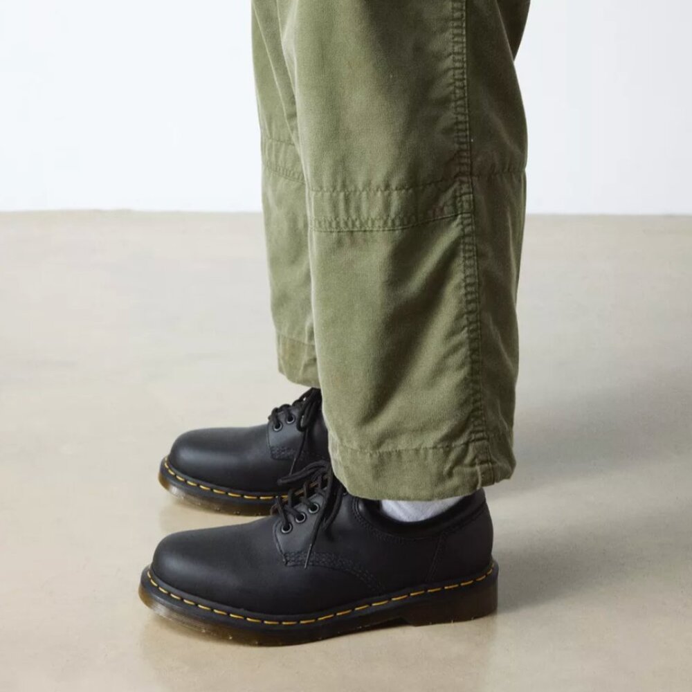 DR MARTENS 8053 Black Nappa Leather Oxfords US 6.5 EU 37.5